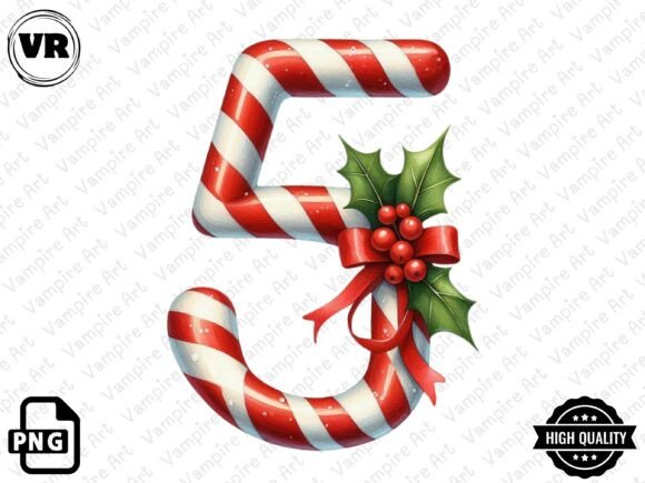 Download Holiday Typeface and Number Clipart PNG - Art Collection