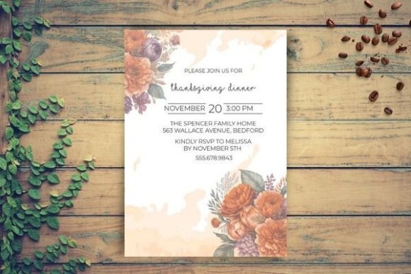Download Thanksgiving Dinner Party Invitation Svg - Art Collection