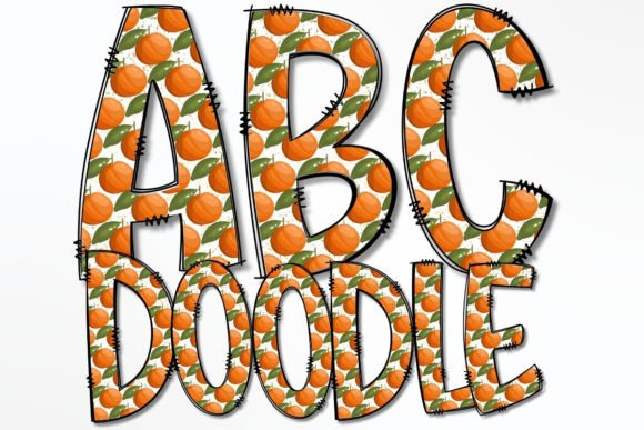 Download Little Cutie Doodle Uppercase Alphabet - Uppercase Collection