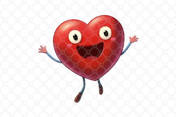 Download Heart Character PNG - 004, Valentine PNG - Art Collection