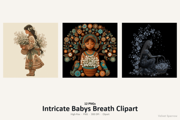 Download Intricate Babys Breath Clipart - Art Collection