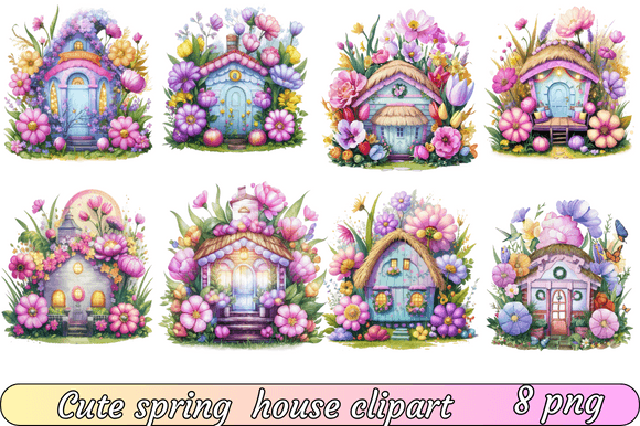 Download Cute Spring House Clipart - Art Collection