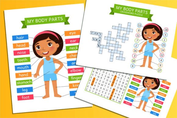 Download My Body Parts – Learning Worksheets - Art Collection