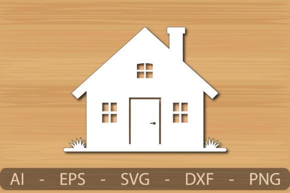 Download Holiday Season Laser Cut House Wall Art - Art Collection