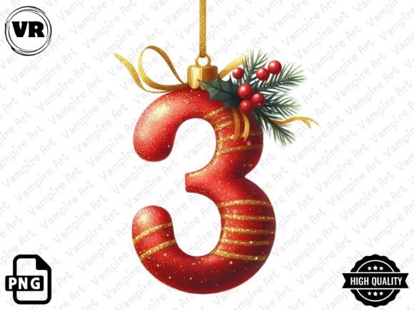 Download Holiday Typeface and Number Clipart PNG - Art Collection