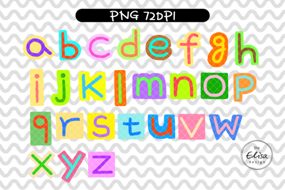 Download Colorful Alphabet Clipart2-Lowercase - Art Collection