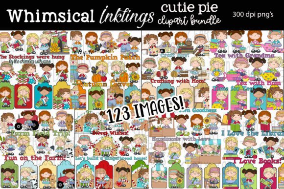 Download Cutie Pie Clipart Bundle - Art Collection