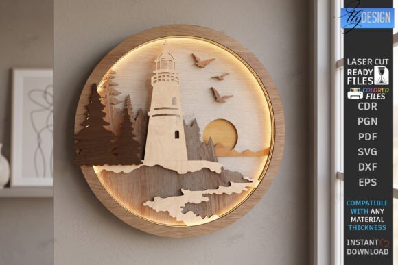 Download 3D Layered Wall Decor Laser Cut | Art - Art Collection