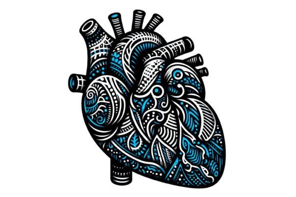 Download Human Heart Intricate Patterns Clipart - Art Collection