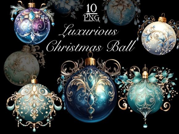 Download Ornate Luxurious Christmas Ball Clipart - Art Collection