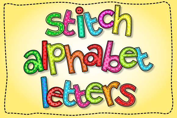 Download Lowercase Stitch Alphabet Clipart - Art Collection