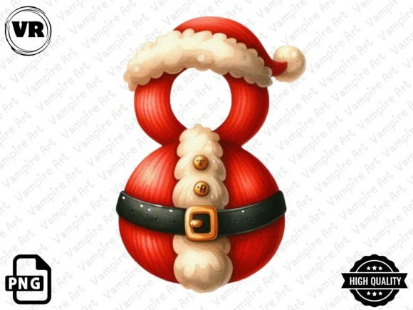 Download Holiday Typeface and Number Clipart PNG - Art Collection