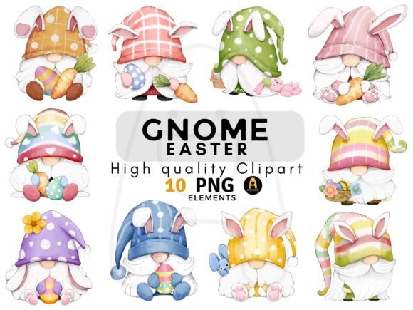 Download Gnomes Clipart : Holiday Season : Easter - Art Collection